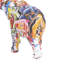 Sculpture éléphant Polystone Graffiti-107292688