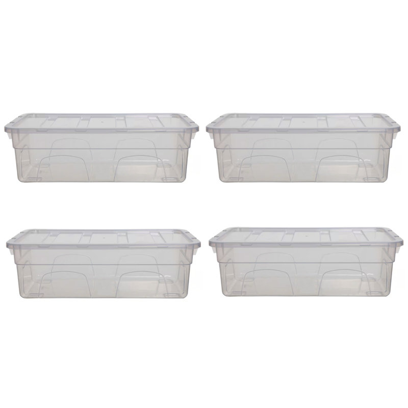 Whitefurze Plastic Storage Tub & Tote