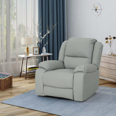 Anavia Faux Leather Swivel Recliner