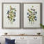 Pressed June Arrangement I - Ensemble de 2 peintures sur toile encadrées-1595542990-1595542989
