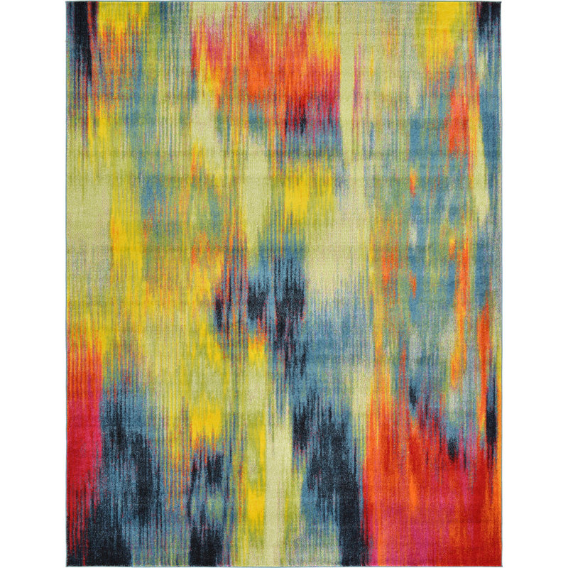Greydon Abstract Indoor Rug, Rectangle 9' x 12'2"