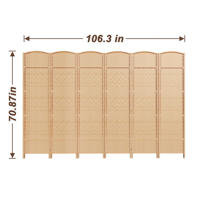 Paravent pliable 6 pi