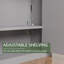 Armoire de rangement moderne avec tablettes réglables-517330784