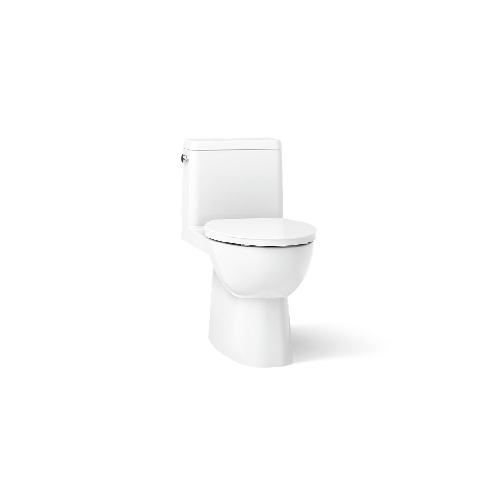 Reach 1.28 GPF Water Efficient Elongated Toilet, White