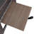 Outdoor Adjustable Recliner Chair with Removable Cushion and Integrated Table