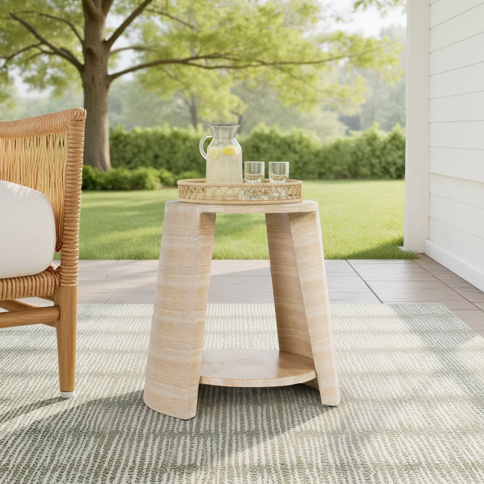Rosen 18" Patio Side Table