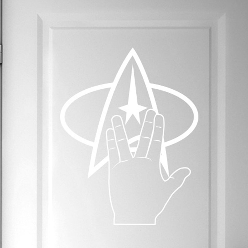 Entertainment Wall Decal, White