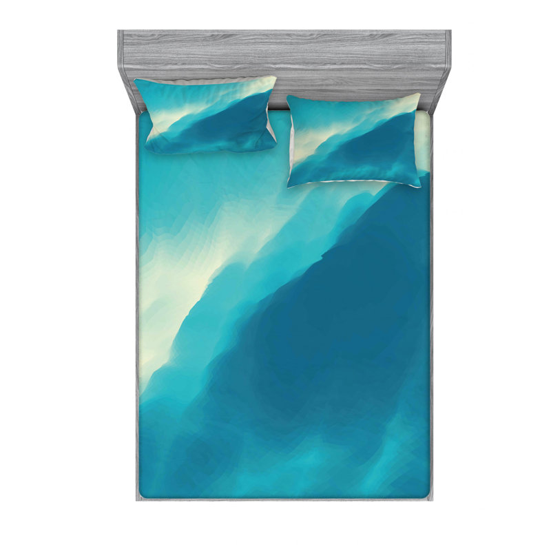 Microfiber Sheet Set, Full/Double Sheet Set+Fitted Sheet + 2 Pillowcases