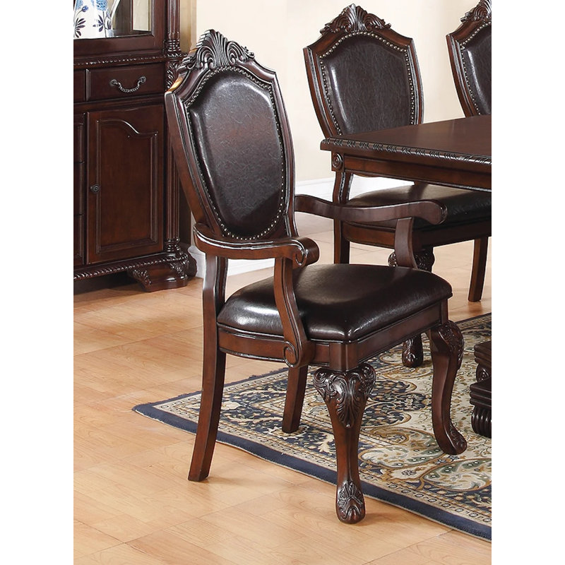 Chaise avec accoudoirs capitonnée Crissman