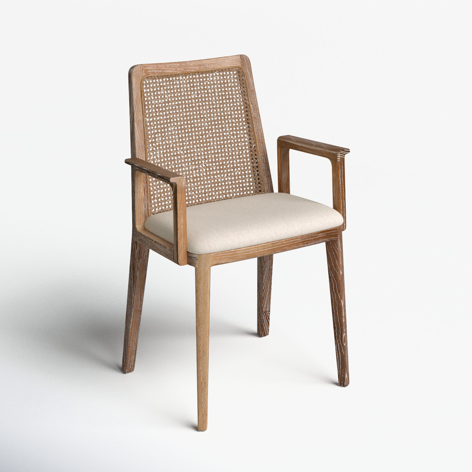 Pennington Dining Armchair, Light Brown