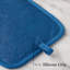 MARTHA STEWART Strie Medallion Pot Holder 2-Pack Set Navy Blue 7"x10"