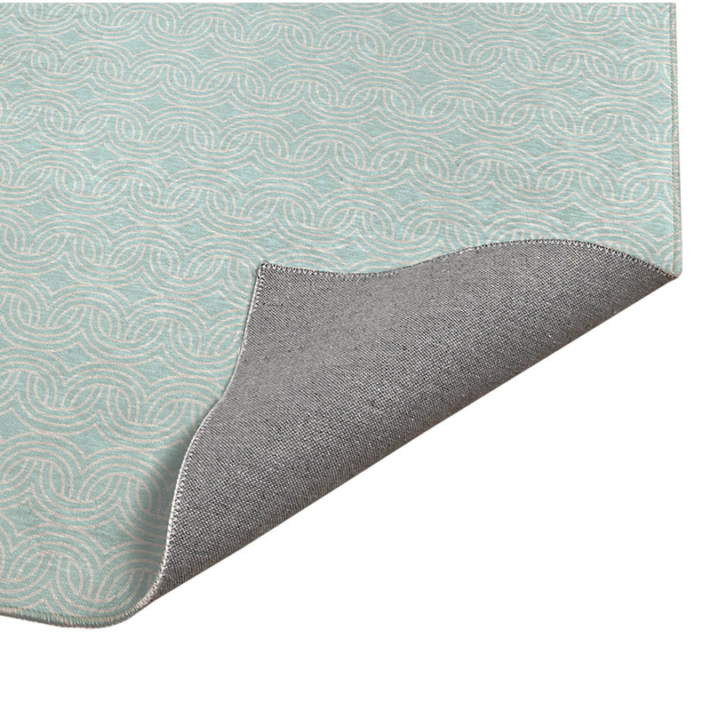 Tapis de bureau léger Child Lock, L 3 pi x L 2 pi, Bleu clair