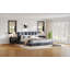 Structure de lit tapissier grand format en velours avec tête de lit capitonnée, conception moderne à profil bas, support de lattes robuste, pas de sommier tapissier, lit moelleux de luxe pour la chambre à coucher-131476043-131476042