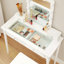 Elsah Dressing Table with Mirror