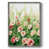 Toile avec cadre noyer