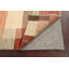 Tapis unique en laine noué à la main style Gabbeh crème / brun / gris 6 pi 7 po x 9 pi 7 po
