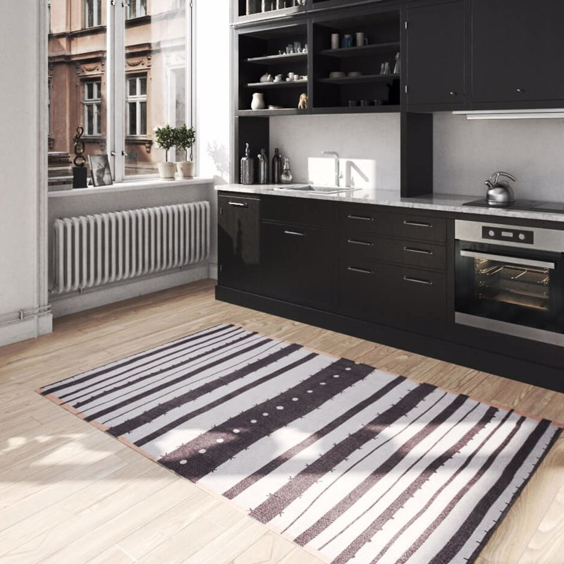 Premium 100% Polyester Area Rug, 6.9 x 10.2 ft | 1850 g/m², 0.2 in Pile Height | Recycled Poly Cotton Underside | Machine Washable at 30°C | Soft, Durable, Eco-Friendly Design for Modern Living Spaces