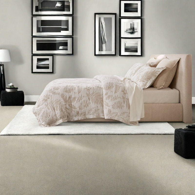 Ensemble de literie en jacquard de coton de qualité supérieure, ensemble de housse de couette botanique double