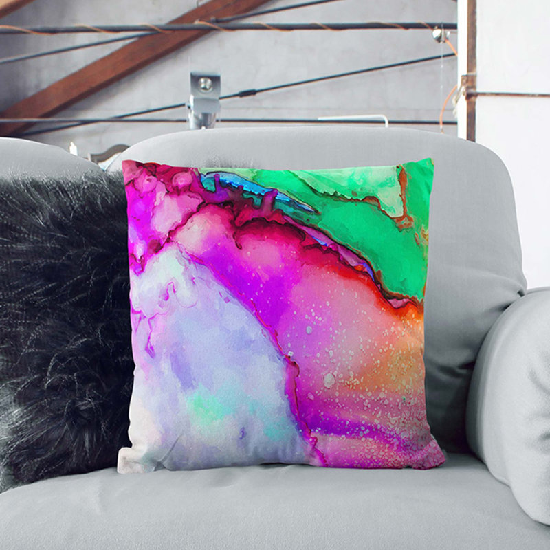Ink Bliss Cushion with Filling, 55cm H x 55cm W x 20cm D