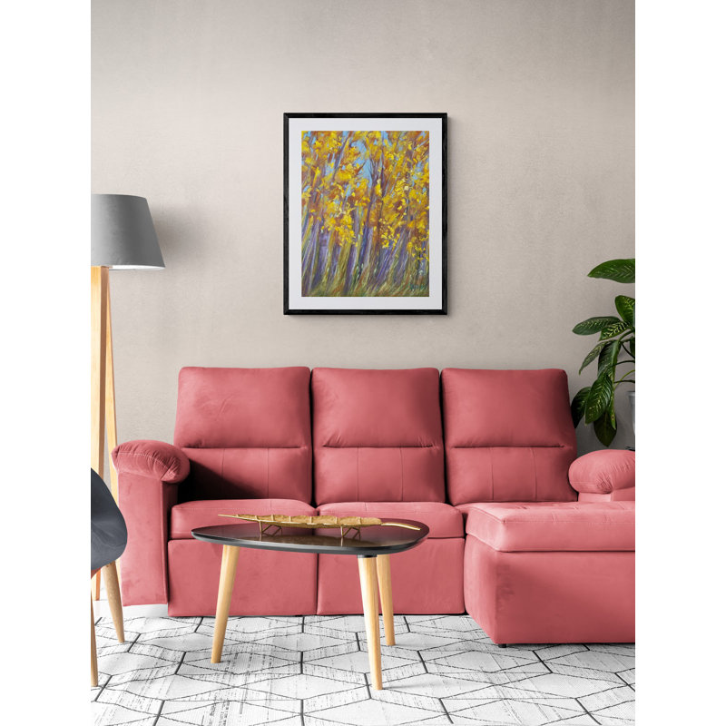Free Fallin Print by Dina Gardner, 21.25" H x 17.25" W x 0.875" D, Black Framed Paper