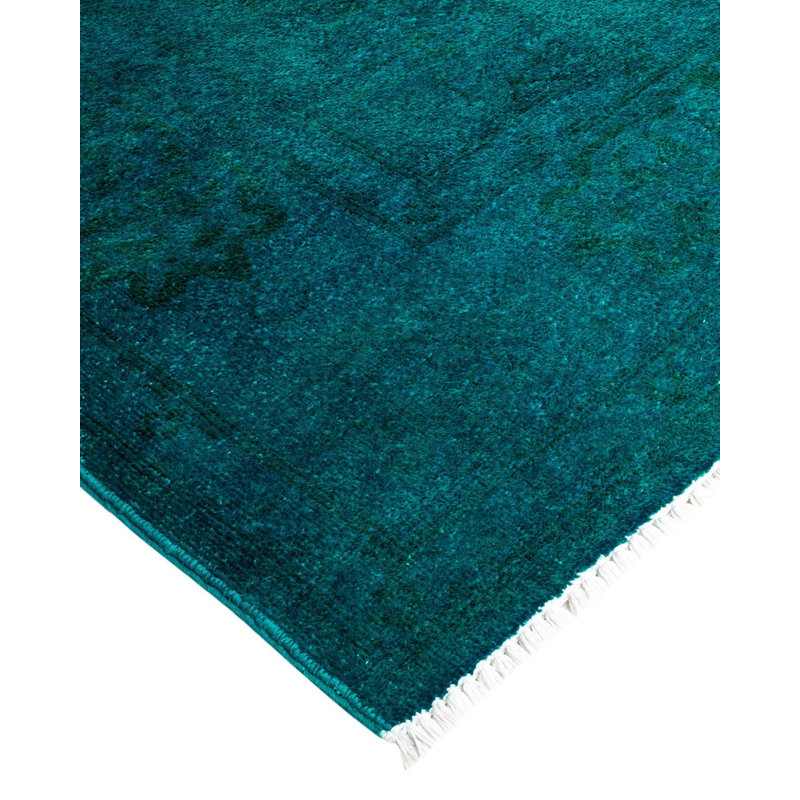Fine Vibrance One-of-a-Kind 6' 0" x 9' 4" Hand Knotted Area Rug