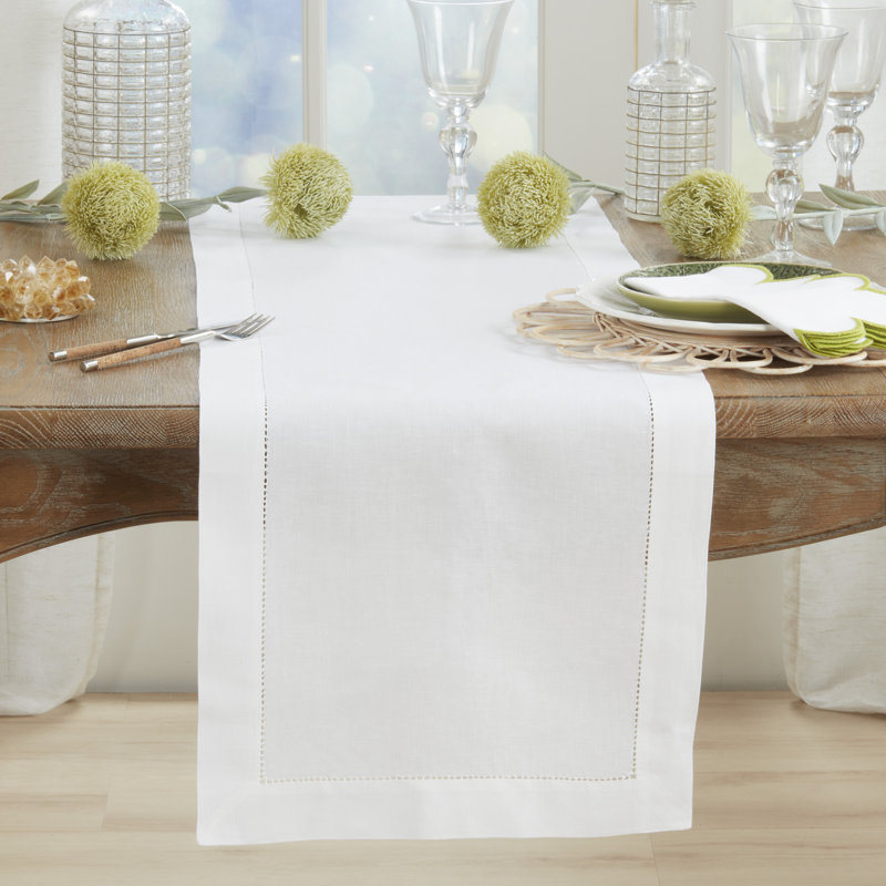 Chemin de table Linen Blend, 108