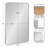 Anacleta Radius Rectangle Framed Wall Mirror-1835888088-1835888089
