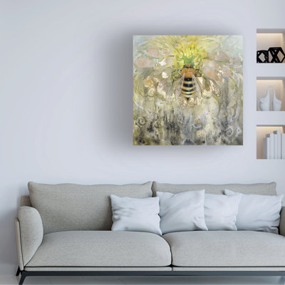 Art sur toile, abeille bolognaise, Stephanie Law