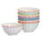 Nicola Spring - Hand-Printed Cereal Bowls - 16cm - 6 Colours