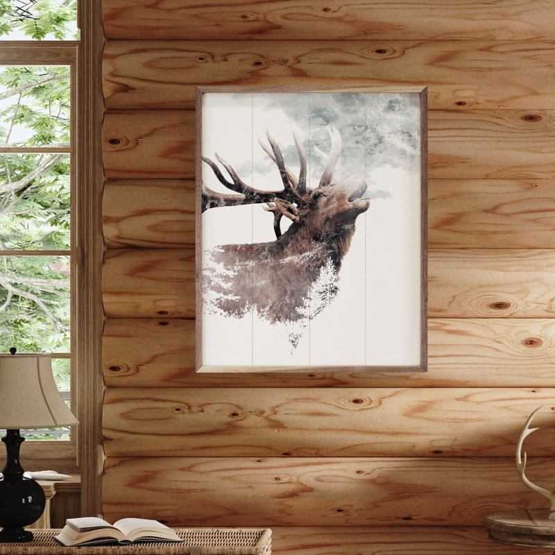 Bugling Elk, 20" H x 16" W