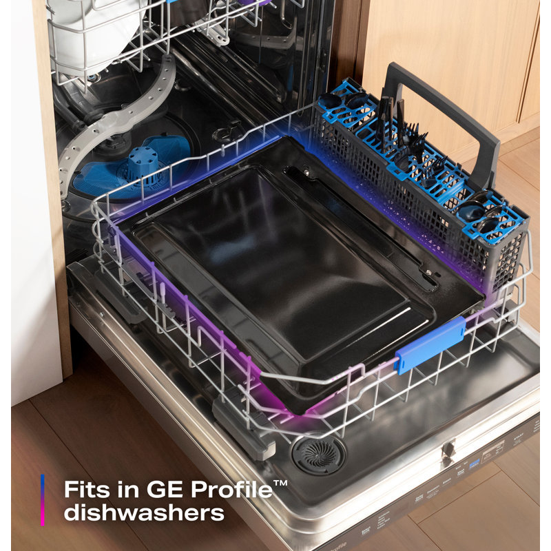 GE Profile ENERGY STAR® 30” Smart Free-Standing Electric Convection Range with No Preheat Air Fry and EasyWas Oven Tray