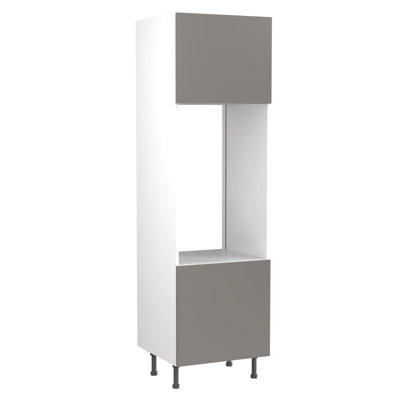 Kitchen Kit Flatpack Slab Matt Tall Unit Double Oven