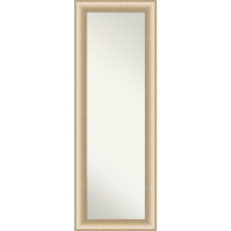 Wyrick Flat Mirror, 52.75" x 18.75", Brushed Gold