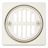 Square Shower Drain Cover with Round Strainer