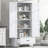 Tall Bathroom Storage Cabinet, Cabinet With Two Doors And One Drawer, Adjustable Shelf