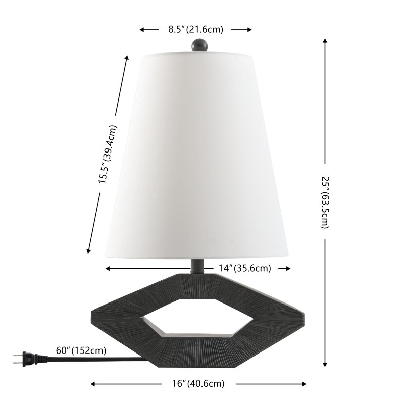 Pagel 24.75" Resin Table Lamp
