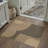 Geometric Striped Jute Area Rug in Black/Brown-173787098