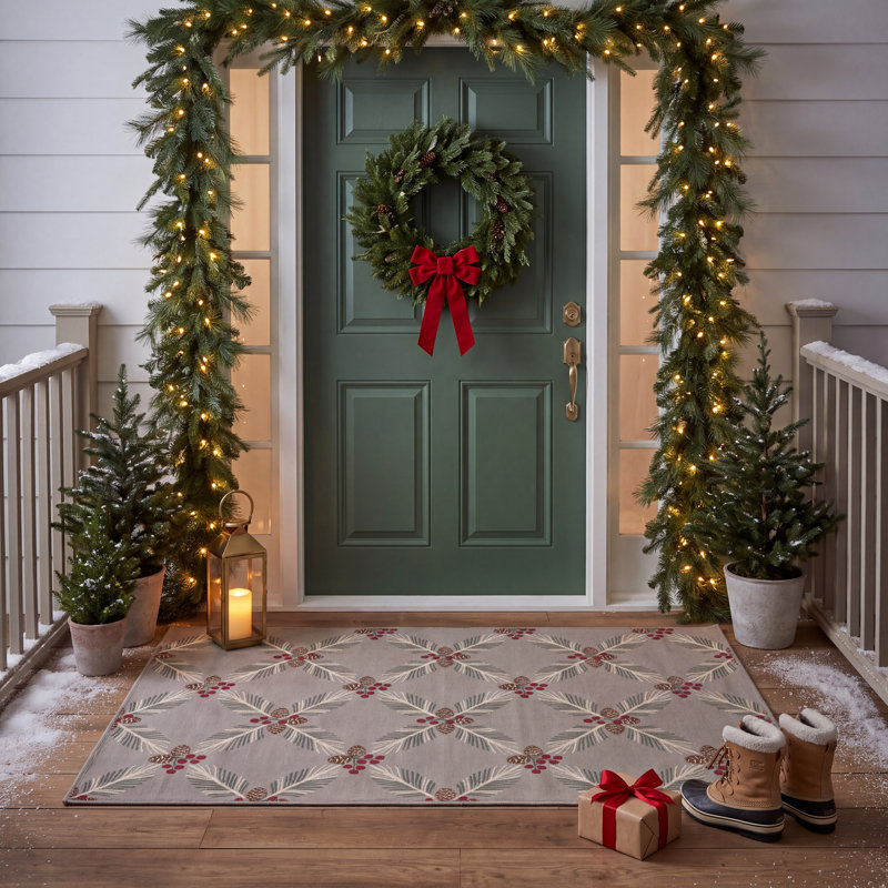 Tapis de Noël Kastamonu, Rectangle 9 pi 10 po x 14 pi 1 po