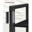Toulouse 186cm H x 80cm W Metal Etagere Bookcase-290772492