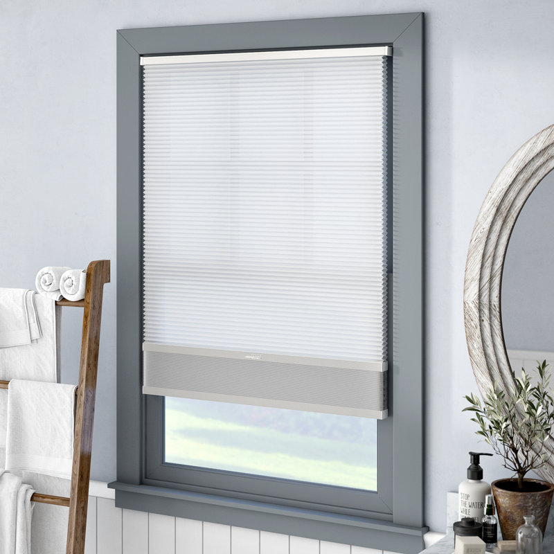 Day and Night Blackout Cellular Shade, White, 37", 72"