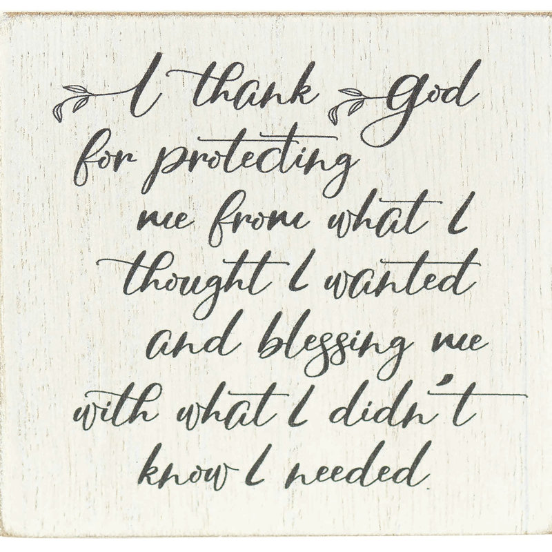 BunitaI Thank God for Plateop Plaque