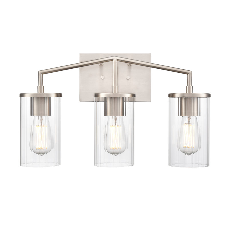 Blevens 20" Wide 3-Light Vanity - Brushed Nickel