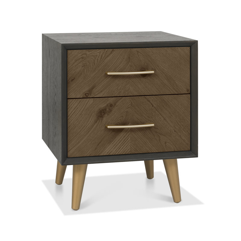 Aedric 2 Drawer Bedside Table