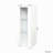 Storage Cabinets With Aluminum Strip Lamp,With Glass Shelves, For Living Room/Bedroom/Office