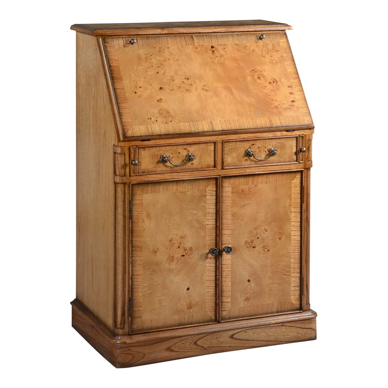 Lockett Solid Wood Secretary Desk