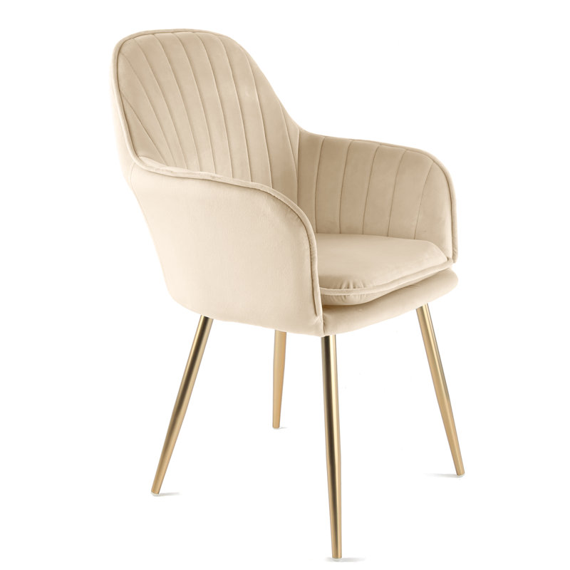 Ariella Velvet Armchair, Teal, Gold