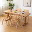 Burlywood Rectangular Solid Dining Table For Dining Room/Kitchen-2011627089