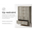 Commode à 5 tiroirs Arrilla-463651515