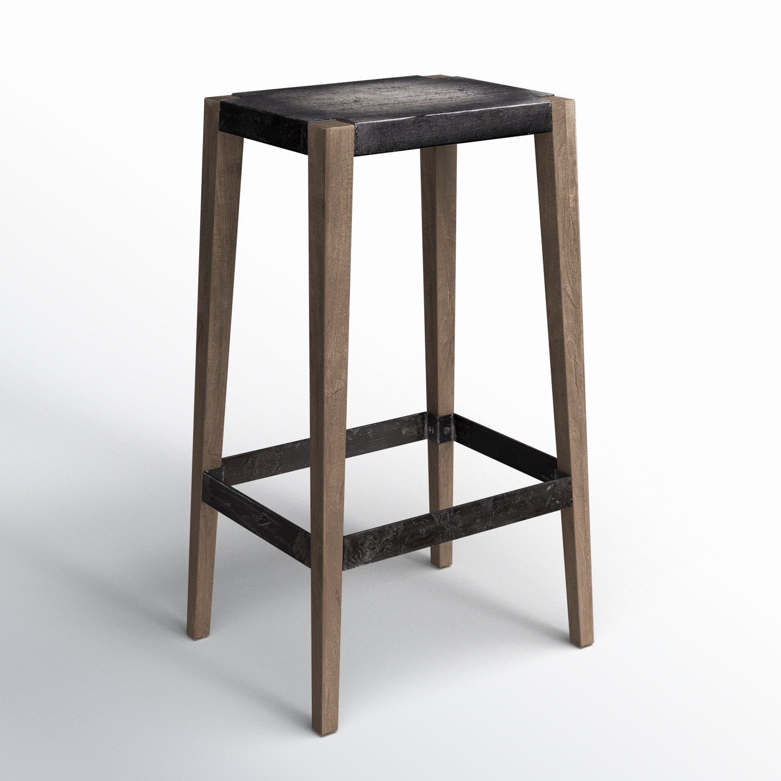 Nolani Bar & Counter Stool, Bar Stool (30" Seat Height), Light Brown