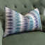 Assortiment de tailles de coussins en chenille ivoire et bleu sarcelle Thomas Collection®-131663077